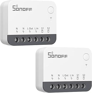 SONOFF ZBMINIR2 ZigBee Smart Light Switch 2-Pack — Voice Control (Hub & Neutral Required)