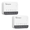 SONOFF ZBMINIR2 Zigbee Smart Switch 2 Pack Zigbee 3.0 Lict-Switch Zigbee Smart Switch Works with Alexa & Google Home Zigbee Hub Required Neutral Line Required