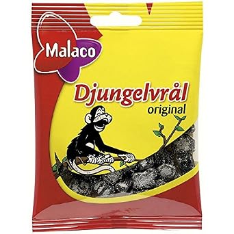 Malaco Djungelvral - Supersalty Liquorice - 80g