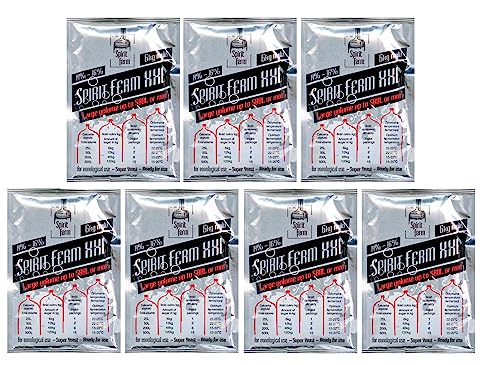 7 x Levadura Turbo XXL 75 g – Fermentación Rápida del Azúcar, Pack Económico de Gran Capacidad