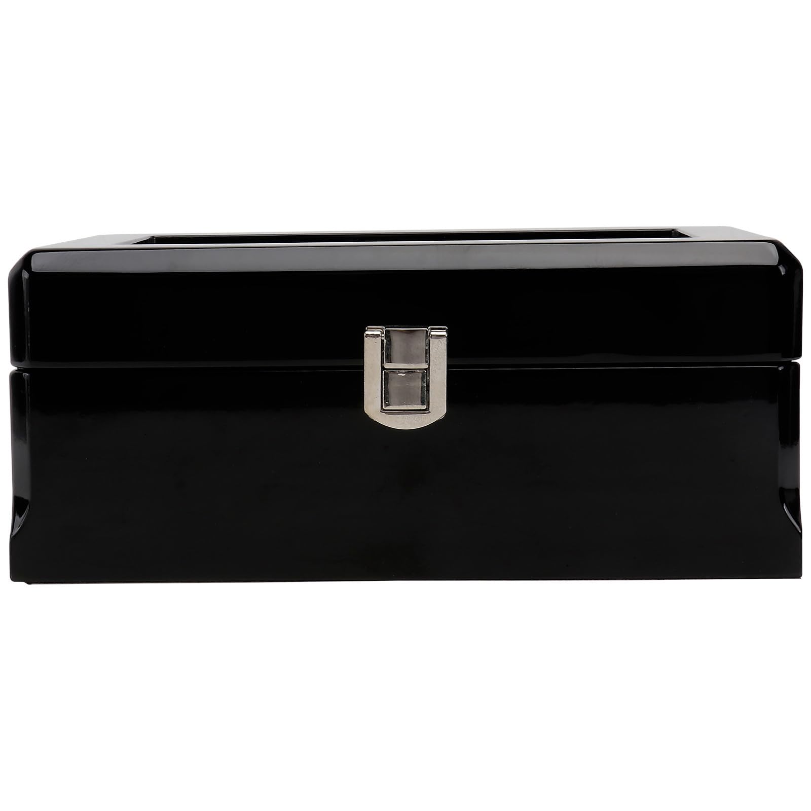 ifundom Vintage Uhrenaufbewahrungsbox mit 3 Slots, Schwarz | Armbanduhr Kasten für Geschenk zum Geburtstag und Valentinstag, Elegante Aufbewahrung für 3 Uhren