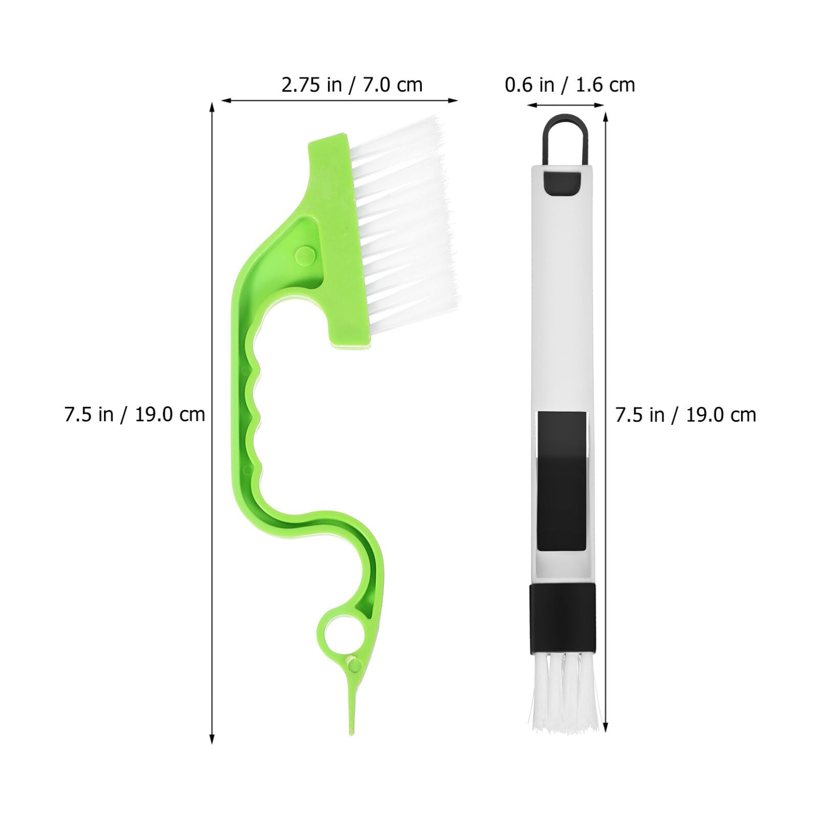 Hand-held Groove Gap Cleaning Tools, Window Track Cleaning Tools Window Groove Cleaning Brushes for Shower Door/Car Vents/Air Conditioner/Shutter Sliding Door/Tile Lines/Car Vents