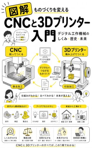 An Illustrated Introduction to CNC and 3D Printers: Future of Digital Machine Tools That Are Transforming Manufacturing (Japanese Edition)