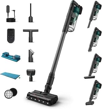 Philips Xc6557/01 Cordless Vc Aqua Dikey Şarjli Süpürge + Türk Kahve Makinesi Hediyeli