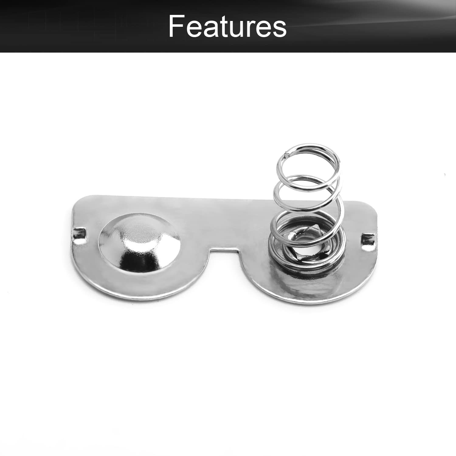 50 Coppie Piastre Contatto Batteria AA DMiotech - 13.5x11.5mm, Nichel Placcato, Per Telecomandi E Elettronica - Foto 5