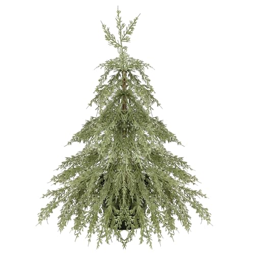 WBHome 2FT Tabletop Artificial Cedar Cypress Tree 24" Faux Tree