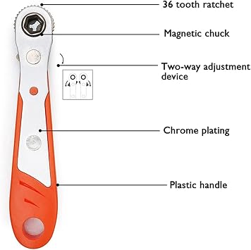 Offset Wrench Mini Ratchet Screwdriver Spanner 36 Teeth Low Profile Right Angled Offset Tool Quick Release Repair for Tight Spaces for Automotive Repair