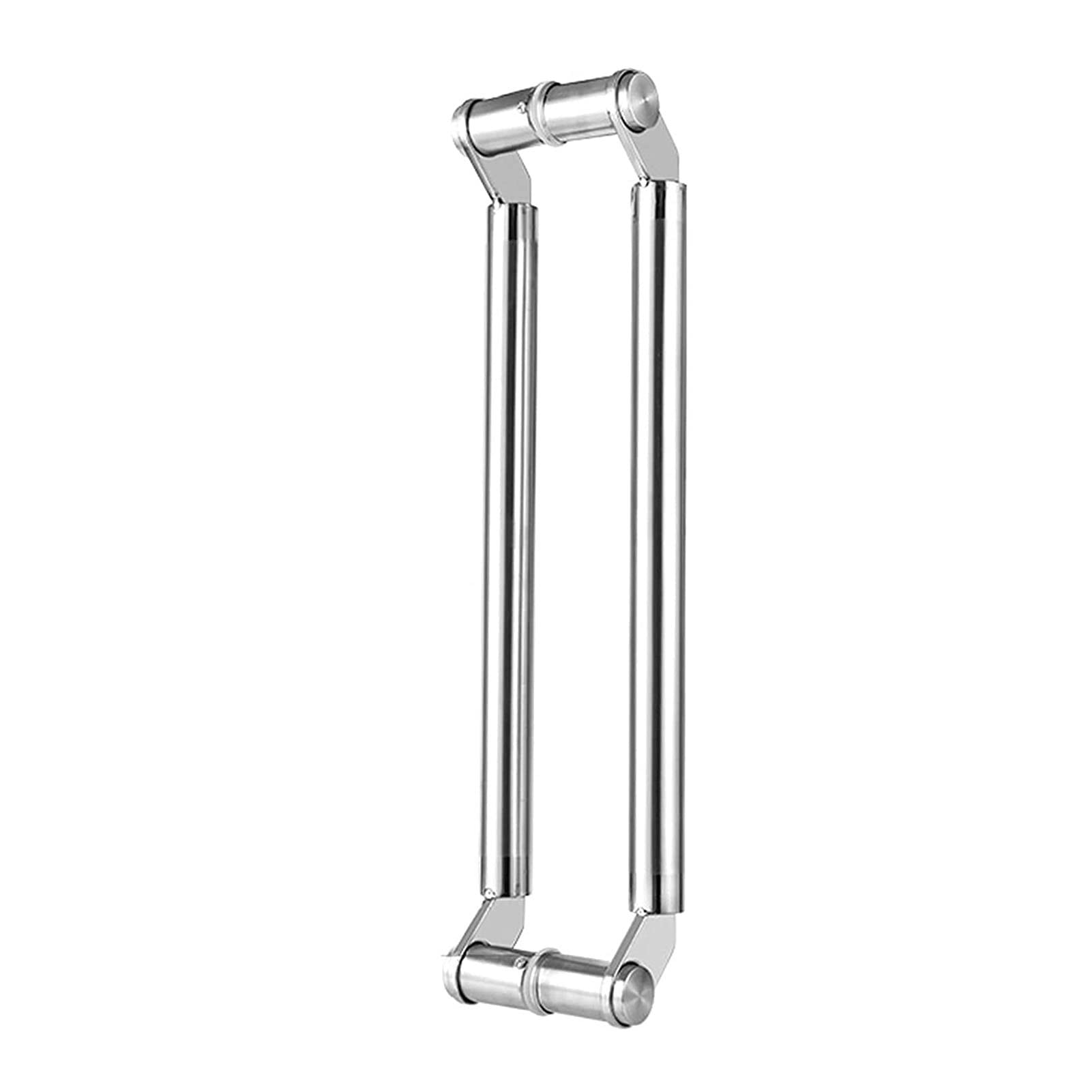 Poignée de porte de grange inox barre traction double face durable