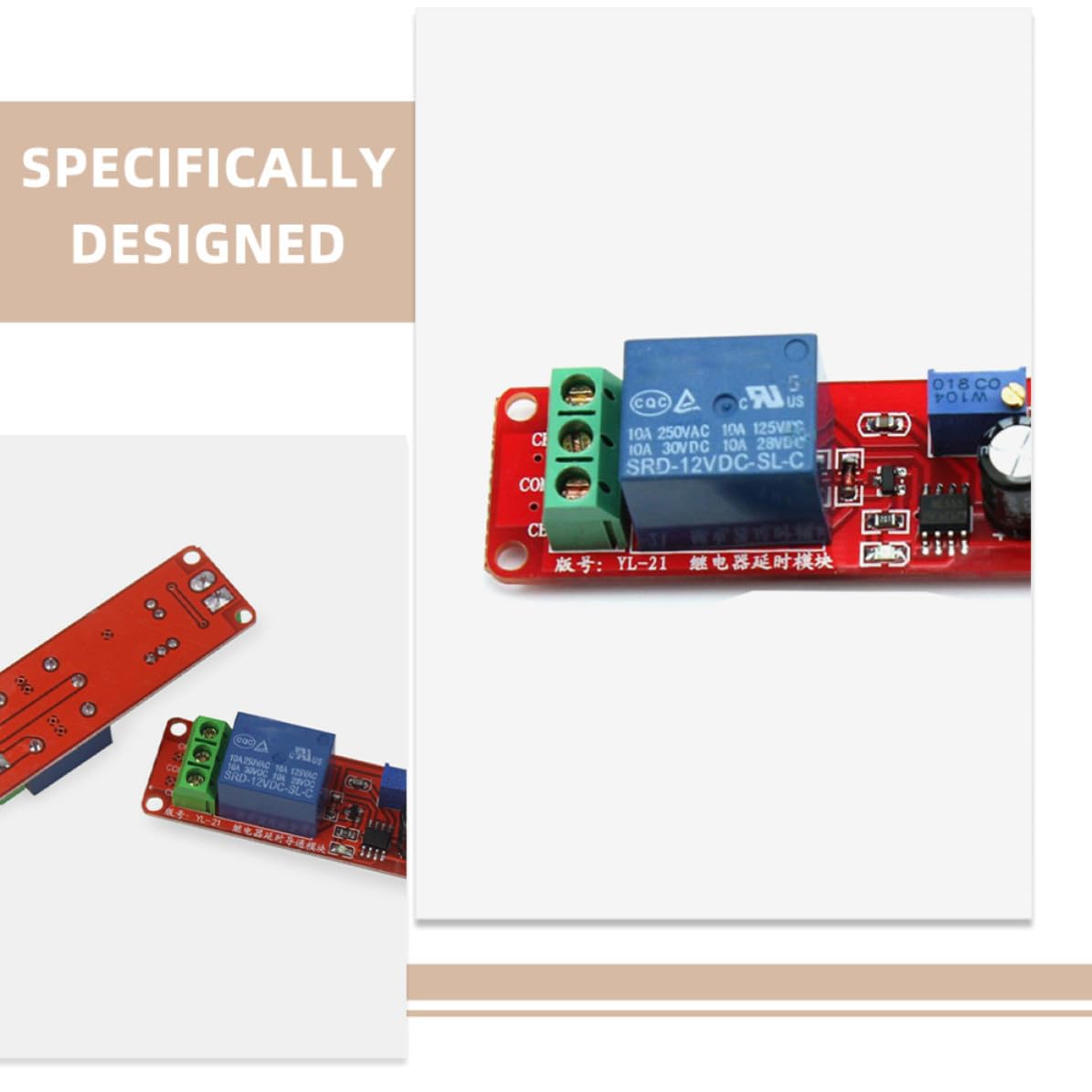 VICASKY Delay Timer Relay Module Precise Timing Control Plastic Material 2pcs 12v Automatic Time Delay Switch for Automotive Electrical Systems for Multiple Projects