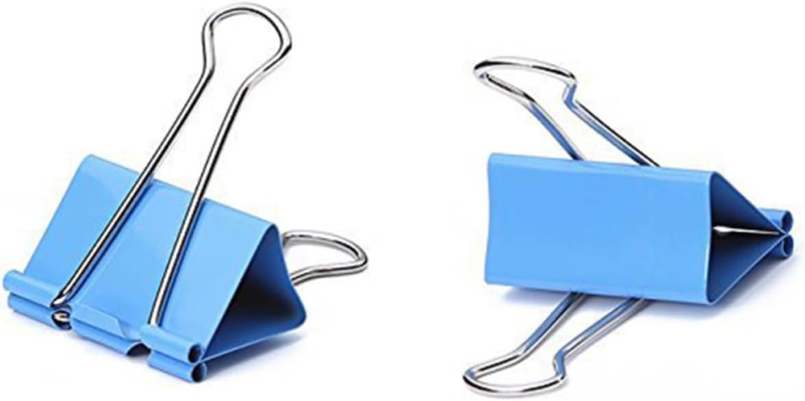 Colored Binder Clips 90 Pcs Metal Paper Clamp Clips for Office image 4