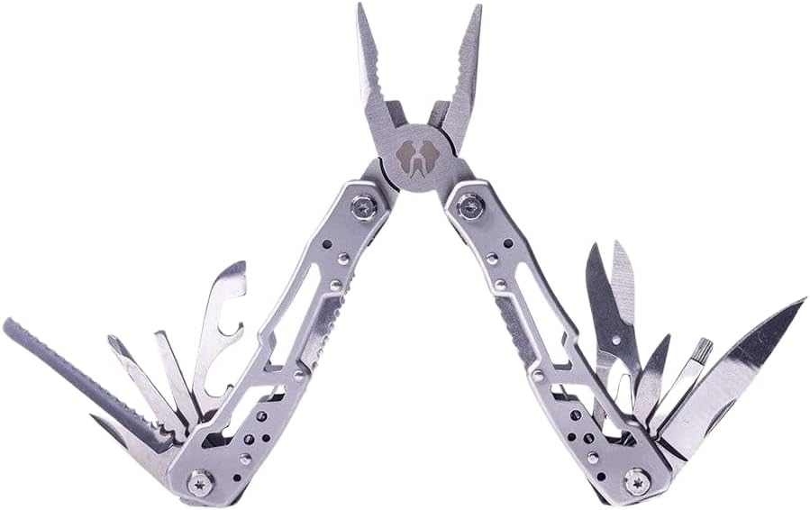 Uncharted Supply Multitool Pro | Includes Pliers, Bottle Opener, Philips and Flathead Screwdriver, Knife and More | Durable Stainless-Steel