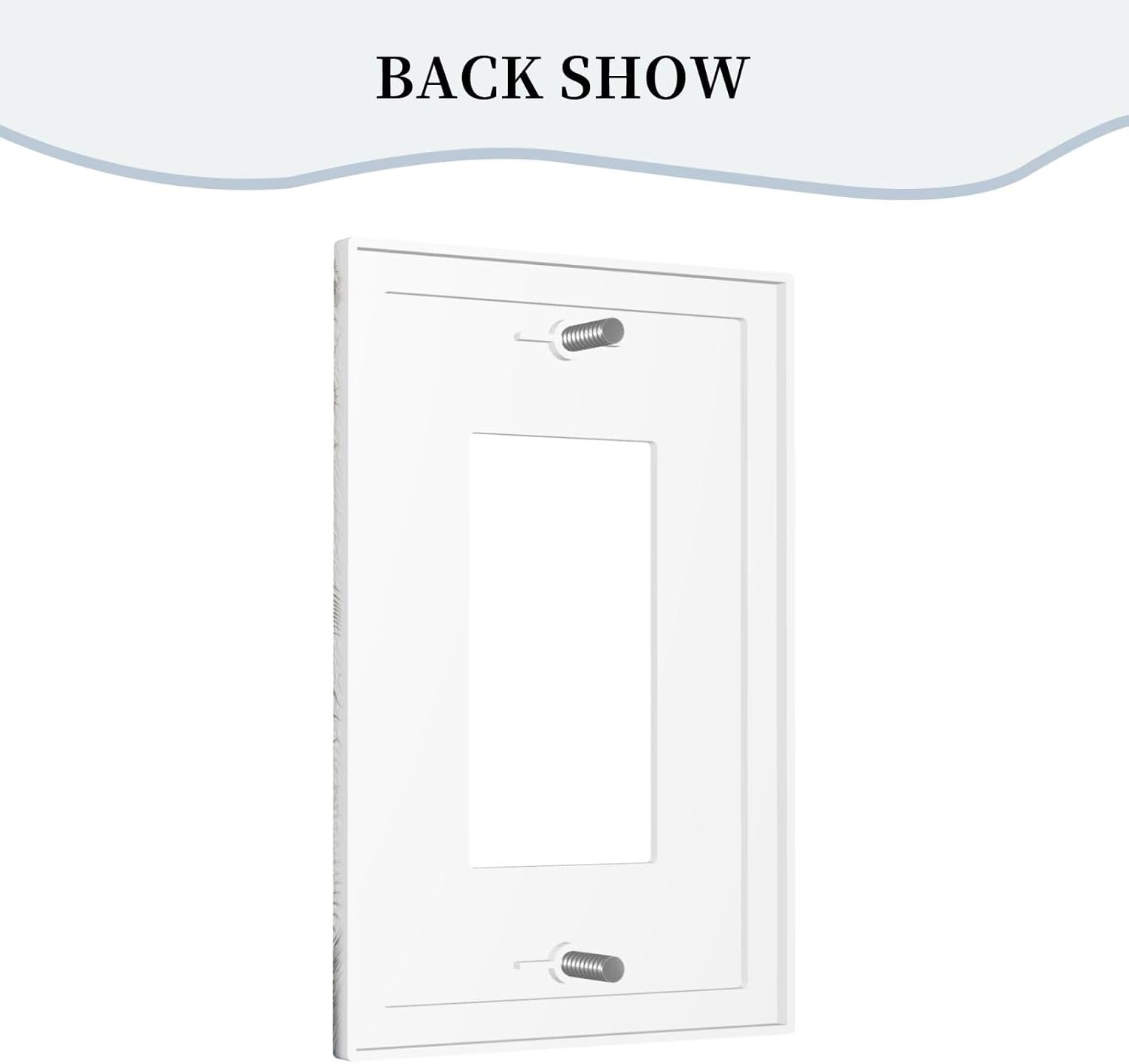 Decora Outlet Wall Plate Nautical Lighthouse Boat Wood 1 Gang Rocker Decorative Switchplate Faceplate Gfci Light Switch Covers For Farmhouse Bathroom Bedroom Decor image 4