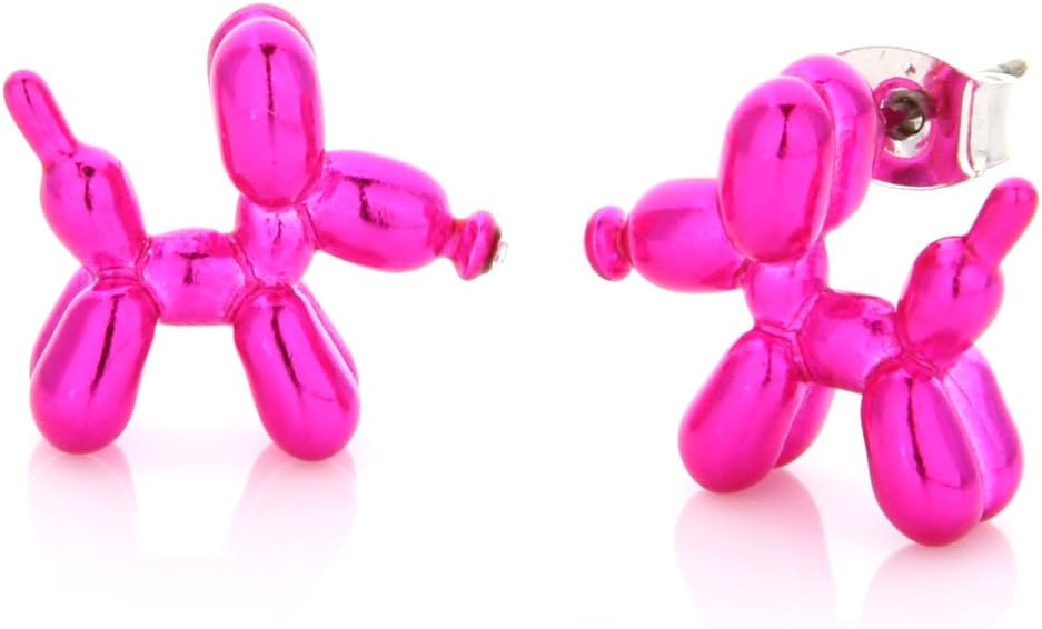 Balloon Dog Stud Earrings