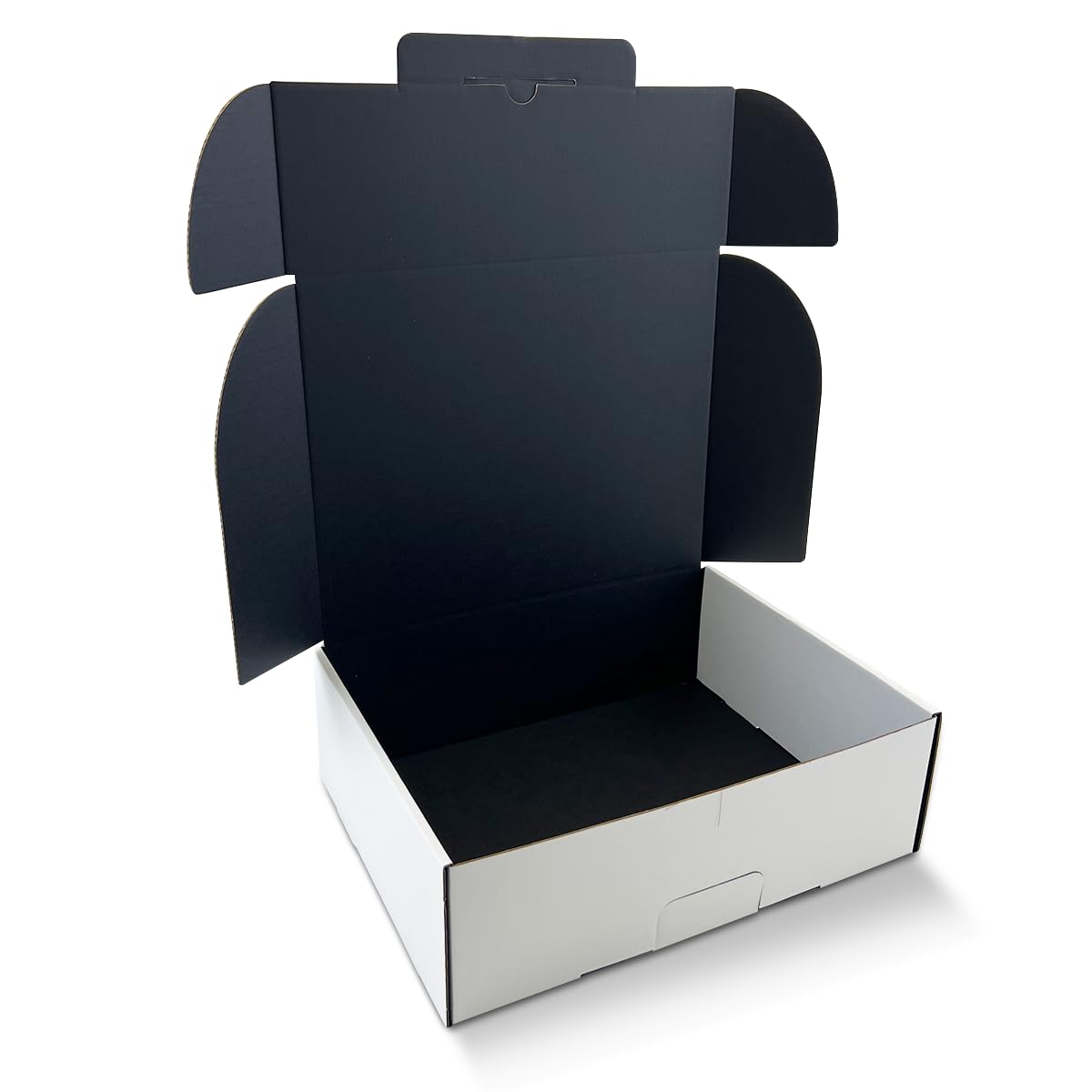 Gift Cardboard Boxes Postal Boxes - Medium Tuck In Flaps 280x219x92mm (Black, 200)
