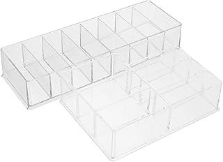 FUOYLOO 2pcs Acrylic Cosmetics Organizer with...