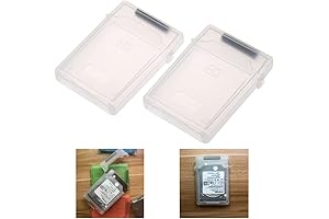 Wusteg Set of 2: 2.5” Portable Hard Drive Cases for Optimal Protection...
