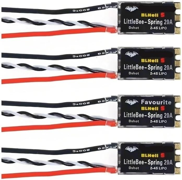 Enhanced Brushless ESC 20A 30A for 2-6S DC Power Systems DSHOT Protocol Execution Unit 1PC/4PCS(1PCS 20A)
