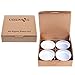 Cosmos 8 Pcs Regular Mouth Mason Jar Lids Decorative Metal Jar Lids Compatible with Mason Jars Canning Jars, Assorted 4 Colors