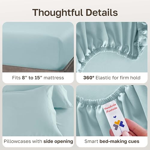 Image of Deluxe Comfort Sheet Set - 600 Thread Count by California Design Den