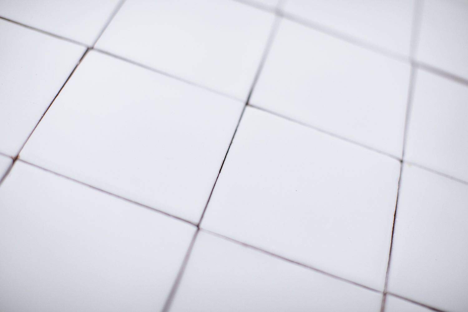 Cerames Azulejos blancos mexicanos monocolor Blanco Puro - azulejos de mosaico, azulejos ceramica monocromáticos para cocina, baño, ducha | Un paquete de 90 baldosas blancos ceramica 10,5x10,5 cm