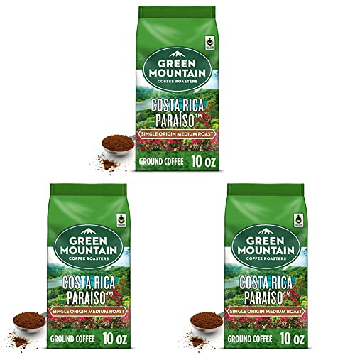 Green Mountain Coffee Roasters Costa Rica Paraiso Ground Coffee 10Oz (Pack Of 3) #TOP5