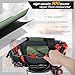 Heavy Duty Tool Bag 16 Inch, 28-Pocket Portable Soft Tool Box Organizer Storage with 4 Detachable Tool Pouch Large Zipper Bag, Handle Tactical Carry Tote Empty Toolbox, Gifts for Men Father Dad