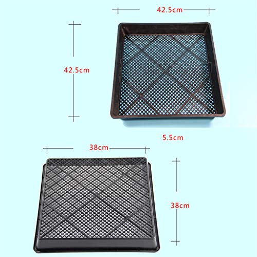 Garden Trays For Plants Plug Flat And Durable Vegetable Seedling Strong Plate Sprout Seedling Plate Patio & Garden Plants Live #TOP2