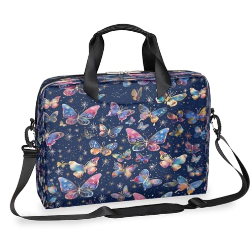 Sac ordinateur 13-16 pouces grand format à motif papillon coloré