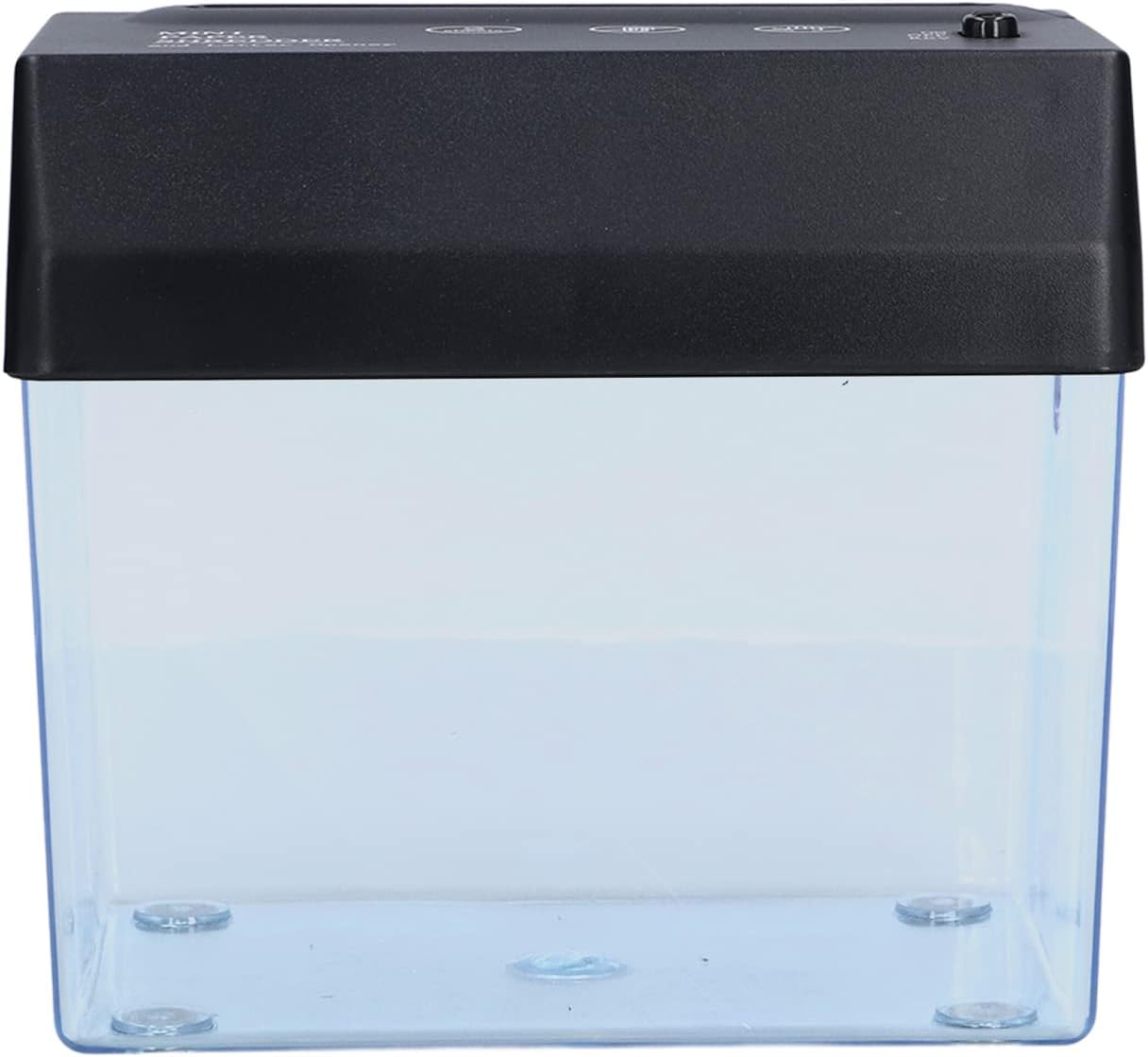 Paper Shredder, USB Rechargeable Office Shredder, Desktop Paper Cutter with Metal Knife for A6 Paper Mail Cross Cut Shredder with Jam Proof System for Home Office Desktop Use