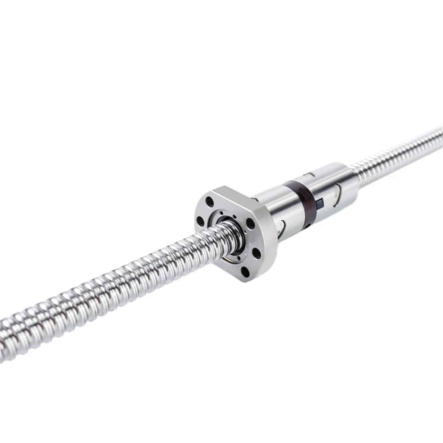 C5 Ball Screw Machined 1605 BallScrew DFU1605 Roller Ballscrew with Double Ball Nut for CNC Parts 1Pcs(500mm)