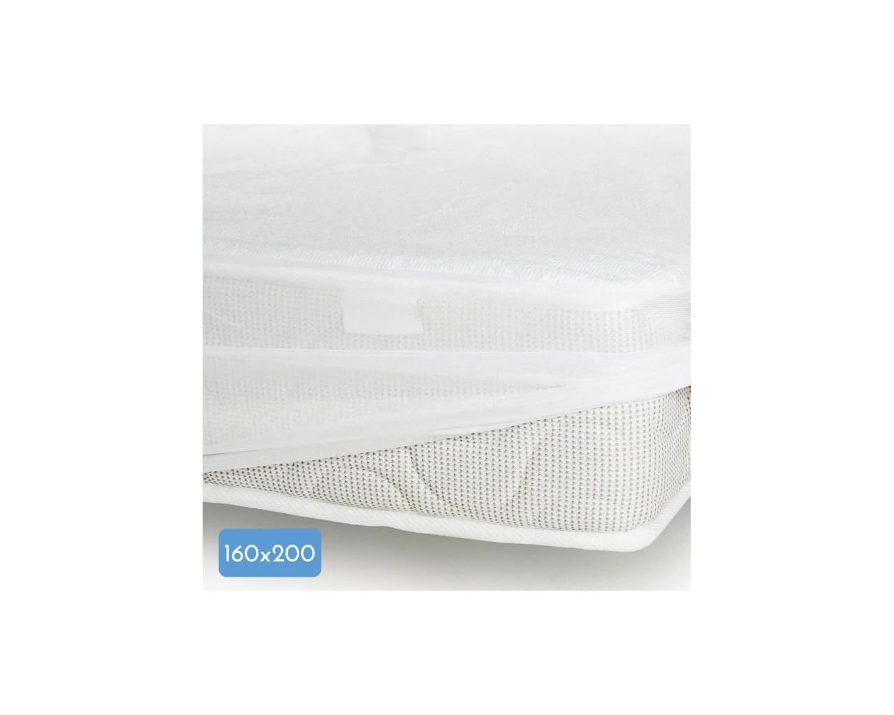 Coprimaterasso - 160 x 200 cm x 25 x m - 100% cotone - 170 G/M2 - LOVELY HOME