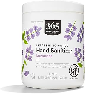 365 by Whole Foods Market, Lavender Hand Sanitizer Wipes, 210 ct