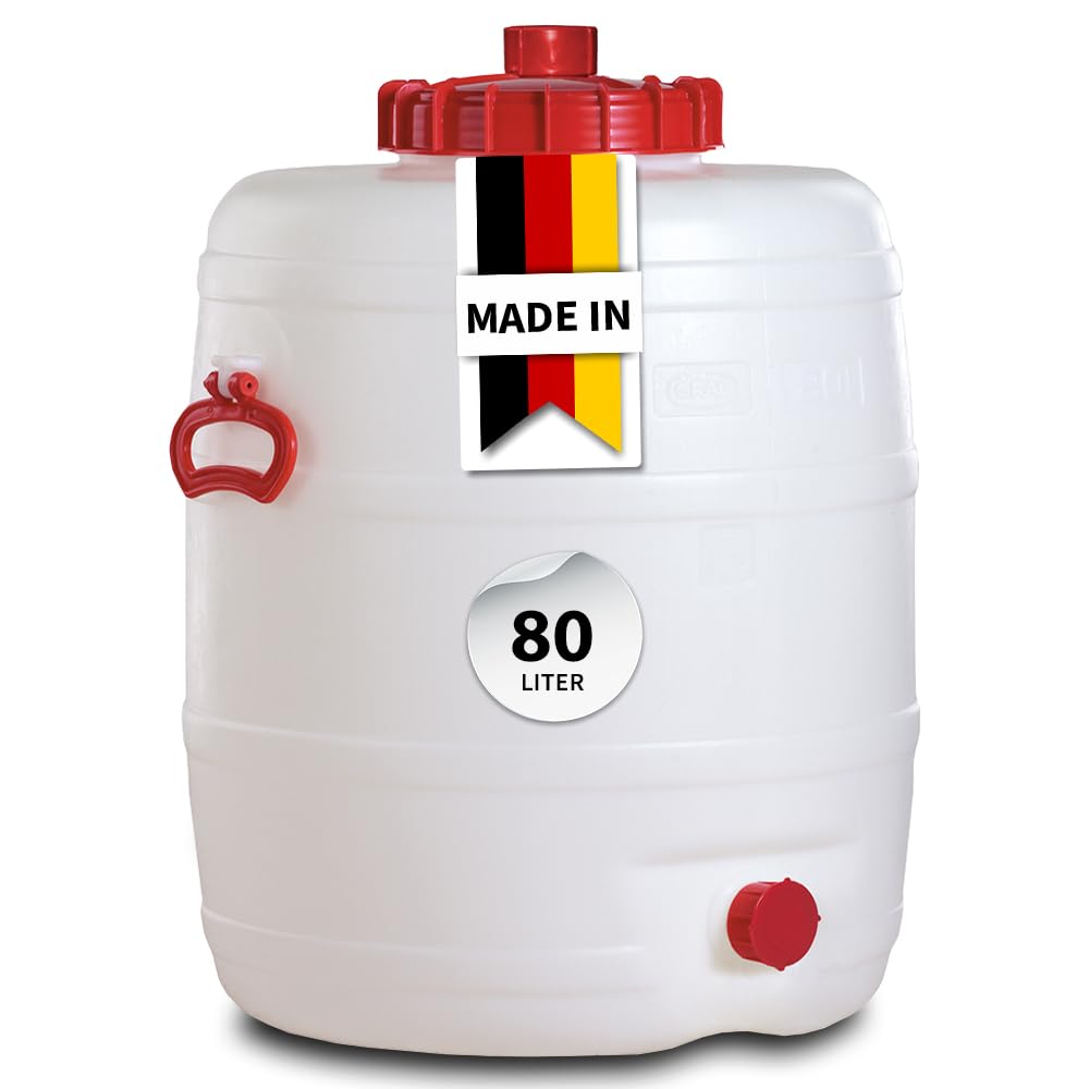 GRAF Universal-Fass 80 Liter rund aus lebensmittelechten PE
