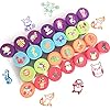 Txyk Dieren Stempels voor kinderen Kinderen Wasbaar Zelf-inktende stempels Leuke Karton Stamper Sets voor Feesttas…