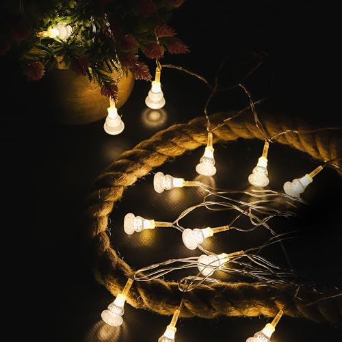 Image of Lexton Fairy 14 Snow Ball Shape LED String Light | 14 LED, Plug Sourced, 4 Meter Long | Suitable for Diwali, Birthday, Festival, Wedding, Party, Patio, Lawn, Restaurants (Pack of 1, Warm White)