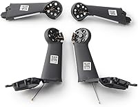 Vista 2 de Para DJI FPV Brazo Shell sin motor y cable para DJI FPV Drone Piezas de reparación Accesorios de repuesto (Color : 1 juego)
