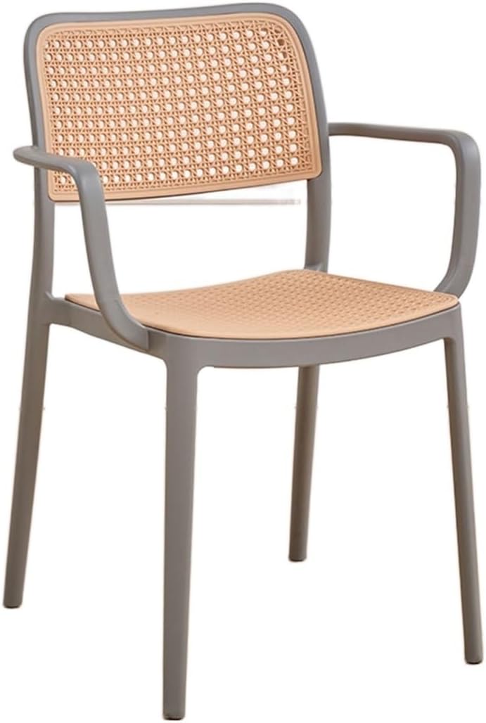 Dining Chairs Comfortable Minimalist Adults Relaxing Chair Plastic Waiting Backrest Furniture