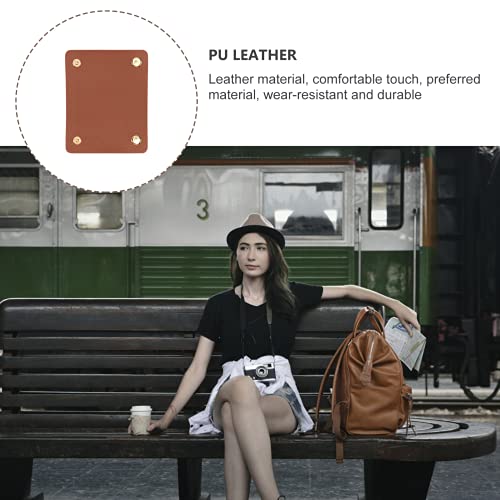 Valiclud Luggage Handle Replacement 2Pc Luggage Handle Wrap Leather Handle Wrap Handle Protector Cover Strap Cover For Handbag Suitcase Luggage (Deep Brown) Luggage Protector #TOP2