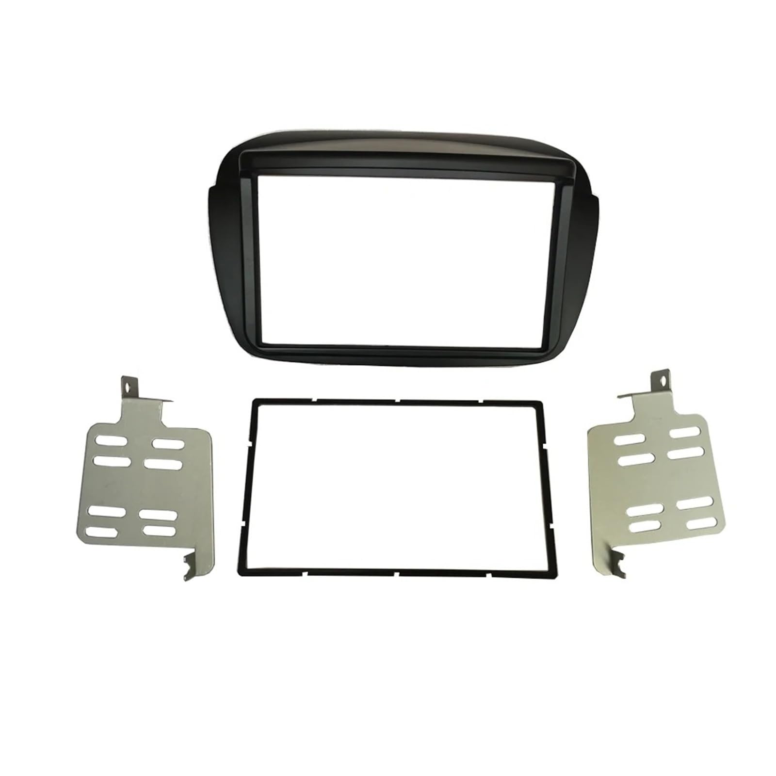 Fascia Marco Radio Coche para FIAT para DOBLO 263 2010-2015 Doble DIN Fascia Radio CD Panel Estéreo Y DVD Tablero Montaje Instalación Kit Ajuste Marco Placa Bisel