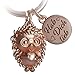 PAKADI Schlüsselanhänger Igel Hugo Rosé Gold matt - Geschenk Geburtstag Weihnachten Partner Liebe - Glücksbringer aus Metall -Talisman für Familie Freunde - Anhänger Tasche Schlüsselbund Auto