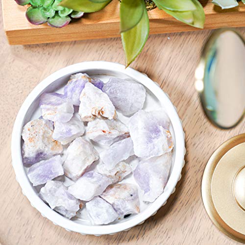 Crystal Allies 1 Pound Bulk Rough Amethyst Reiki Crystal Healing Stones Large 1" From Brazil #TOP1