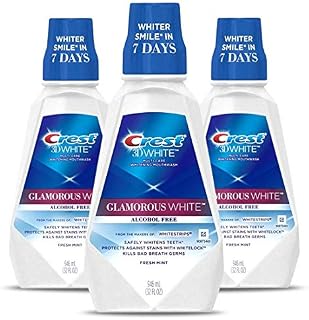 Crest 3D White Luxe Glamorous White Multi-Care Whitening Fresh Mint Flavor Mouthwash, Pack