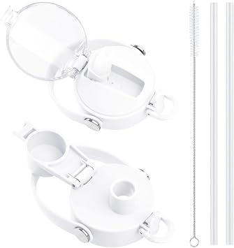 SENDESTAR Straw Lid for Hydroflask Wide Mouth Water Bottle with 12,16,18,20,24,32,40,64 oz, Auto Flip Straw Top Cap fit Most Wide Mouth Bottles, Sports Cap Water Bottle Accessories Top Replacement