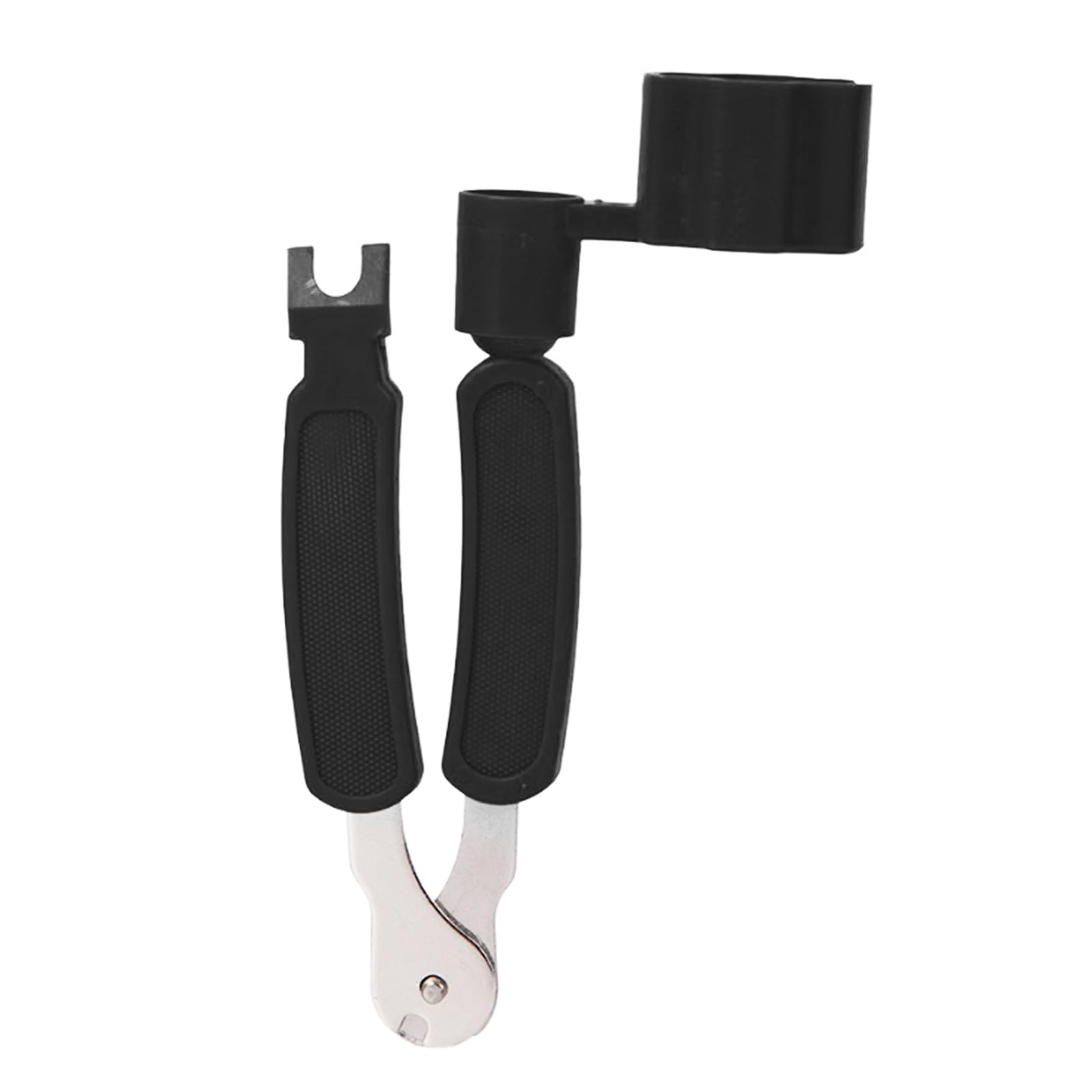 Strumento 3 In 1 Per Chitarra - Taglia, Avvolge E Estrae Pioli Per Corde (Nero) - Foto 7