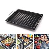 Cocina multifuncional: calienta uniformemente con retención de calor duradera, adecuado para todo tipo de encimera, incluyendo gas, eléctrica, cerámica, halógeno, inducción y placa sólida, cuando haya terminado de cocinar, recomendamos lavar la sartén a mano para evitar que se seque la superficie del esmalte