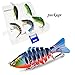 Fishing Lures for Bass 3.9 inch 7 Segment Multi Jointed Swimbaits Bass Slow Sinking Hard Lure Fishing Tackle Kits Lifelike
