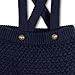 Hope & Henry Baby Organic Sweater Overall, 3-6 Months, Navy Basketweave