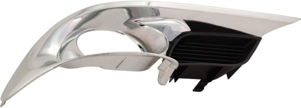 For Toyota Avalon Fog Light Cover 2011 2012 Passenger Side | Black | Chrome | DOT/SAE Compliance | TO1039156 | 5203007040