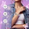 Pulseras Inspiradas en KATSEYE Merch para Fans, Escudo Guardián, Llave Ilimitada, Tiara Estelar, Cereza Dual, Ancla de Sueños, Concha Relajante con Tarjeta de Estilo K-pop para Atuendos de Concierto, Regalos (6.3 pulgadas) 8
