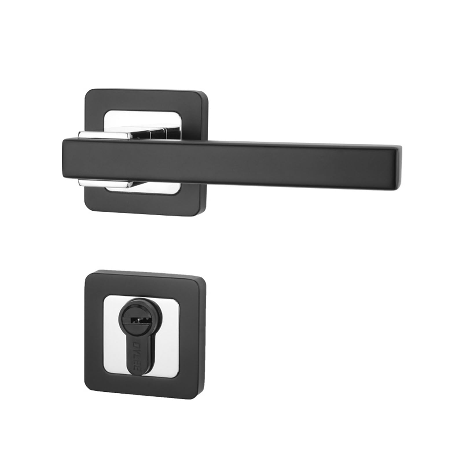 Kfvmvtdw One Color Minimalist Lever Door Lock Silent, Magnetic, Mechanical